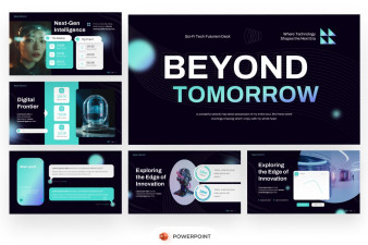 Sci-Fi Tech Futurism Deck PowerPoint Template